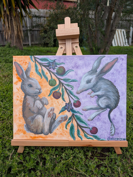 Bilby, Rabbit and Desert Raisin