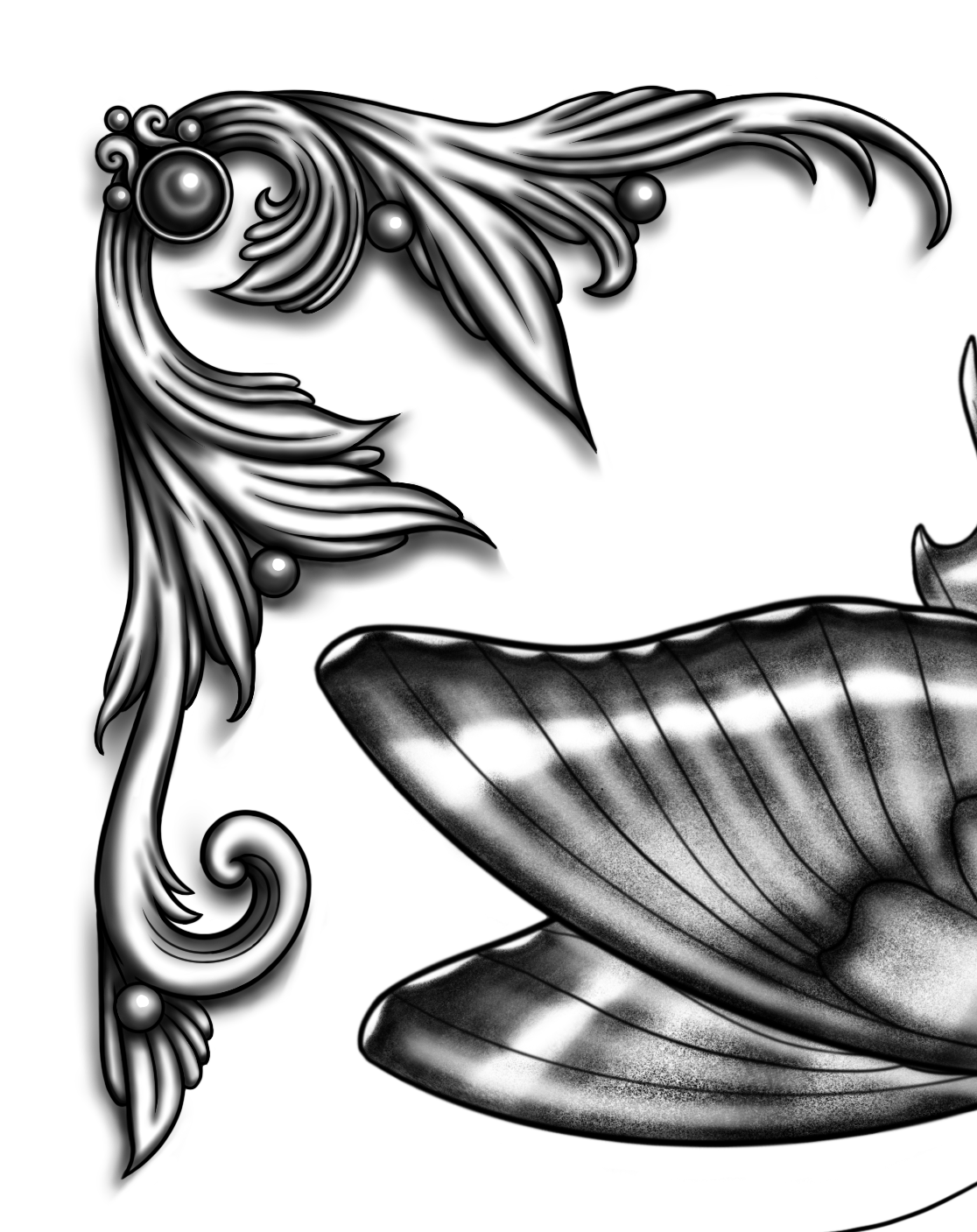 Butterfly on fox skull print